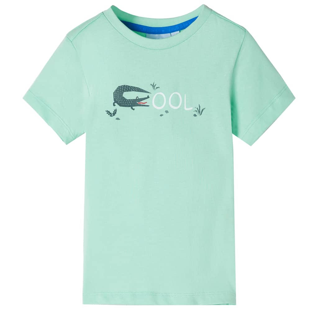 Kinder-Kurzarmshirt Hell 92