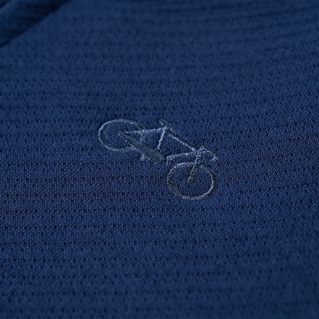 Kinder-Sweatshirt Mit Reißverschluss Marineblau 92