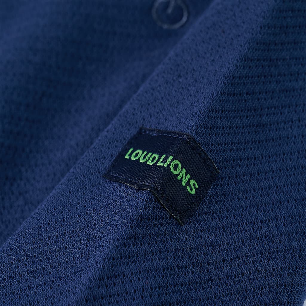 Kinder-Sweatshirt Mit Reißverschluss Marineblau 92