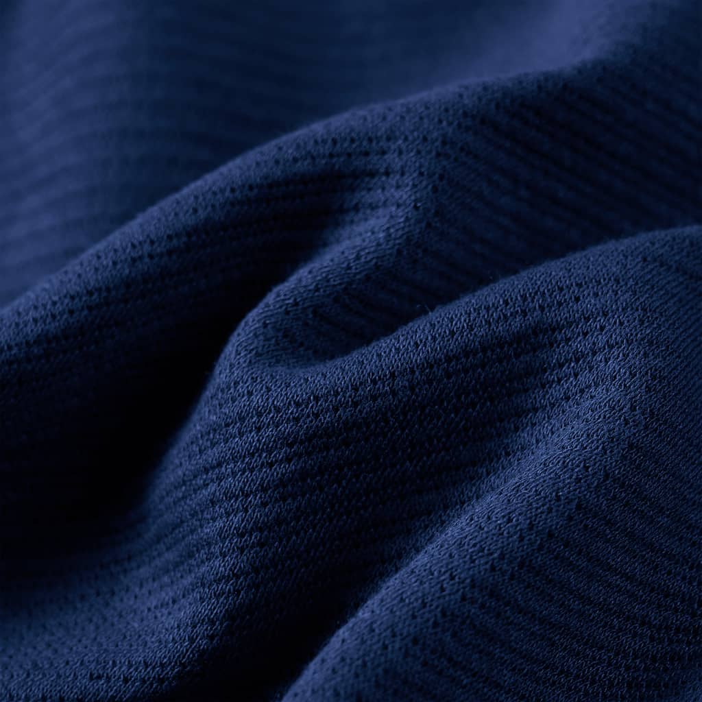 Kinder-Sweatshirt Mit Reißverschluss Marineblau 92
