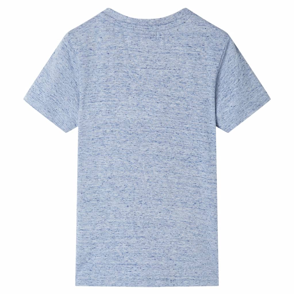 Kinder-Kurzarmshirt Melange 128