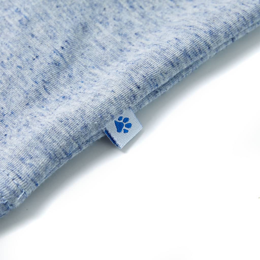 Kinder-Kurzarmshirt Melange 128