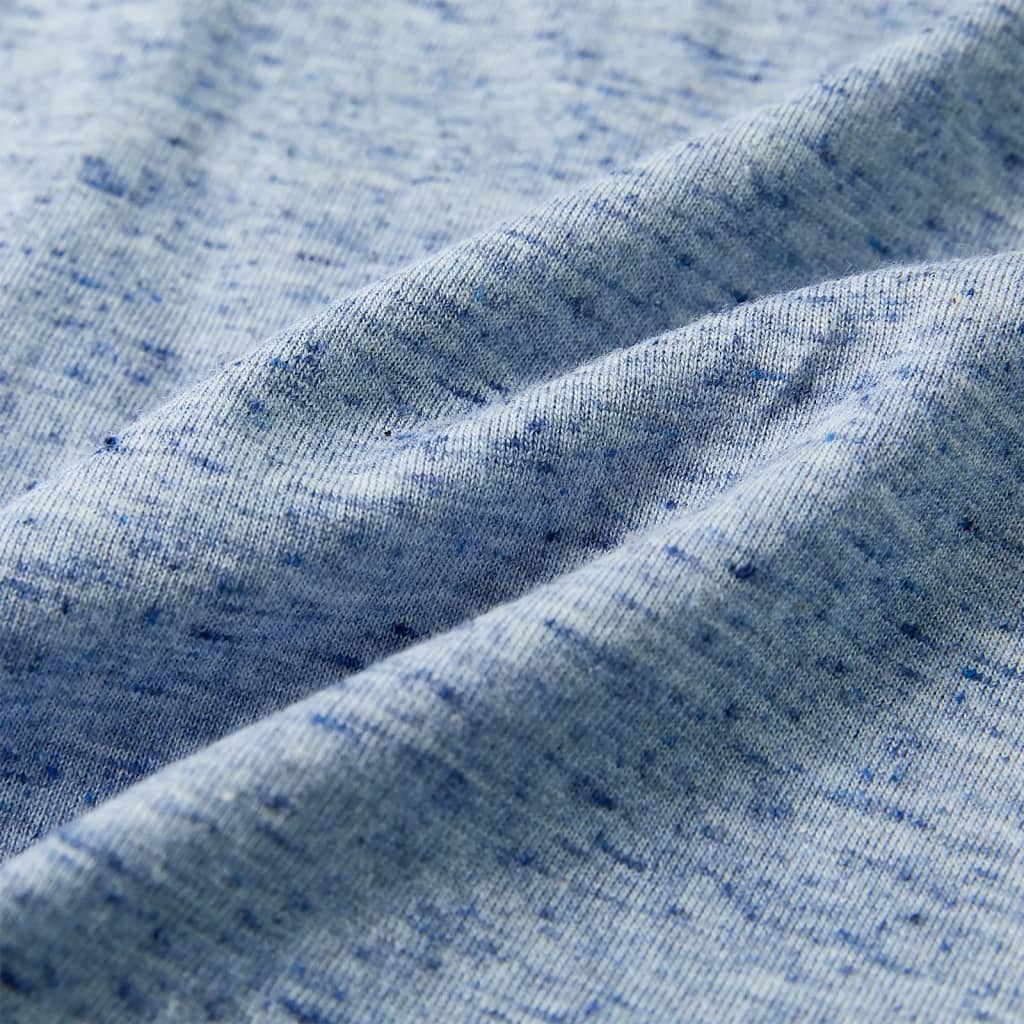 Kinder-Kurzarmshirt Melange 128