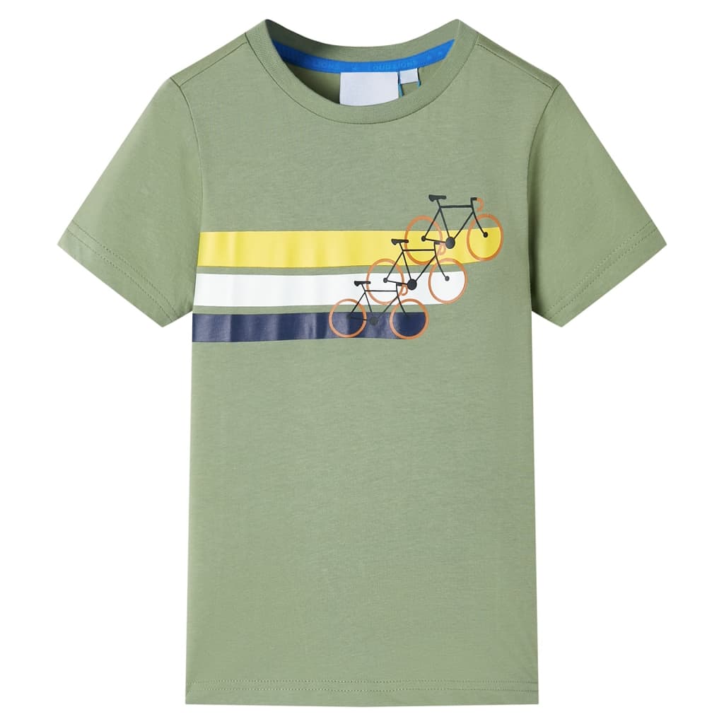 Kinder-Kurzarmshirt Melange 128