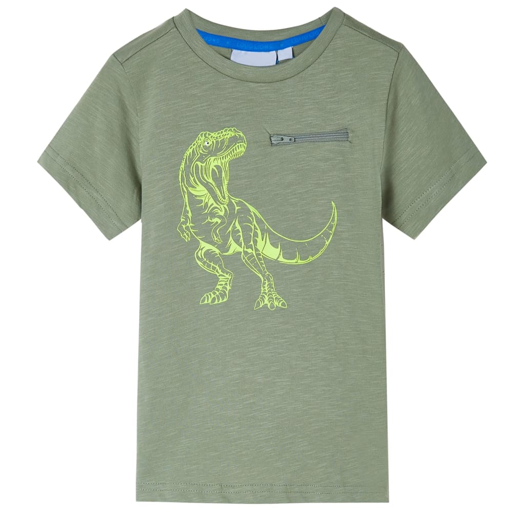 Kinder-Kurzarmshirt Dunkel 104