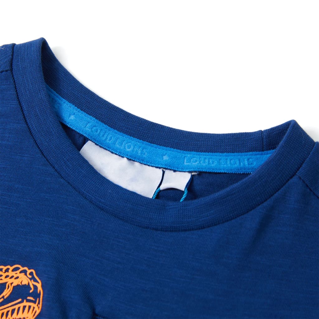 Kinder-Kurzarmshirt Dunkel 104