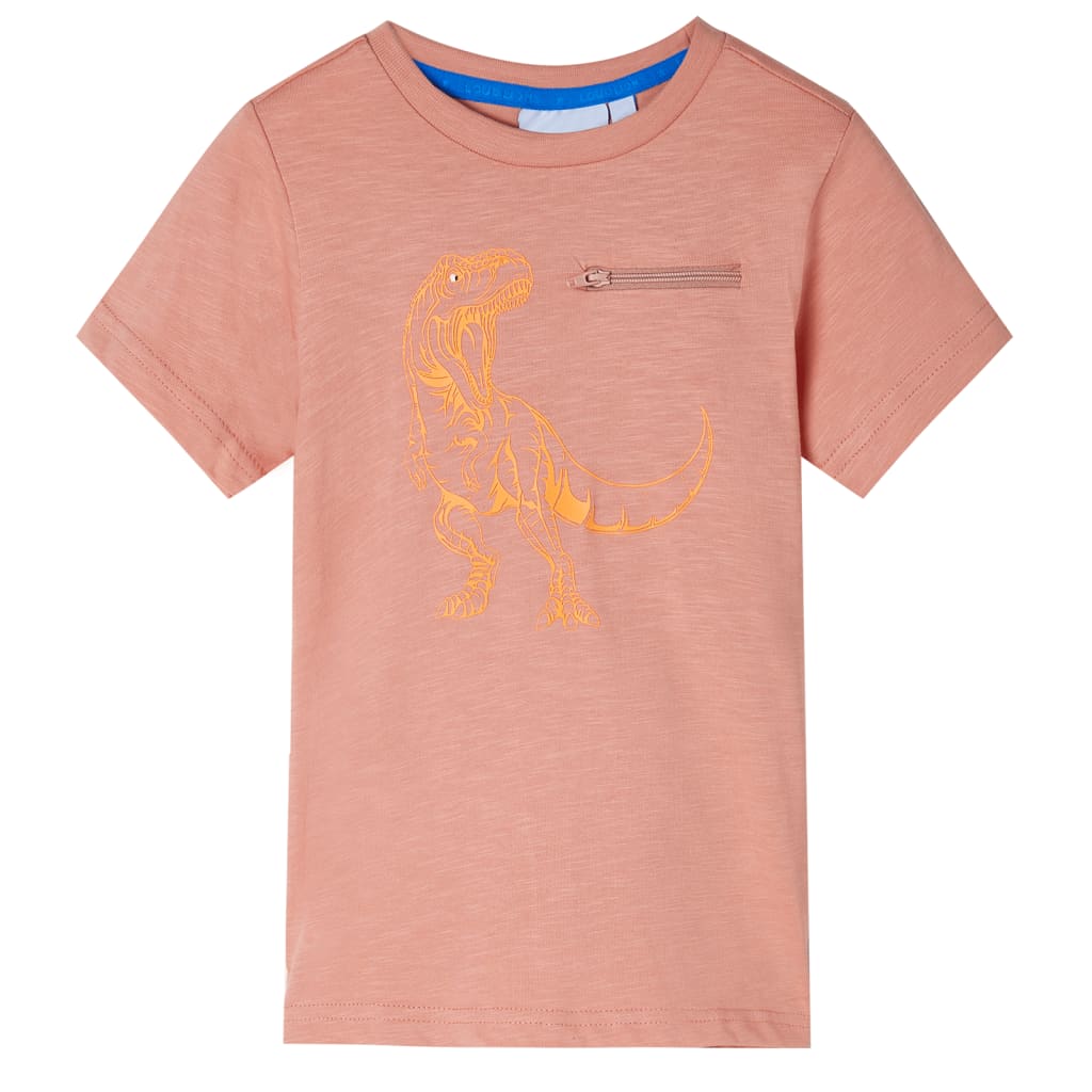 Kinder-Kurzarmshirt Dunkel 104