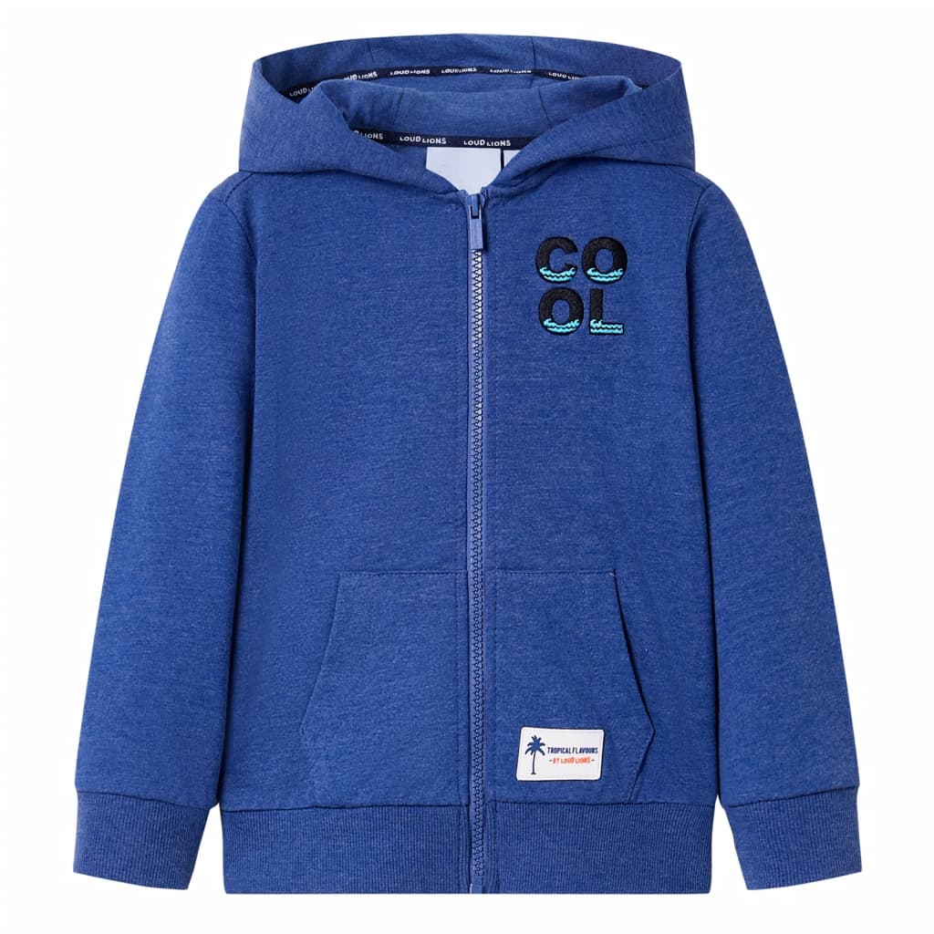 Kinder-Kapuzenpullover Mit Reißverschluss 92