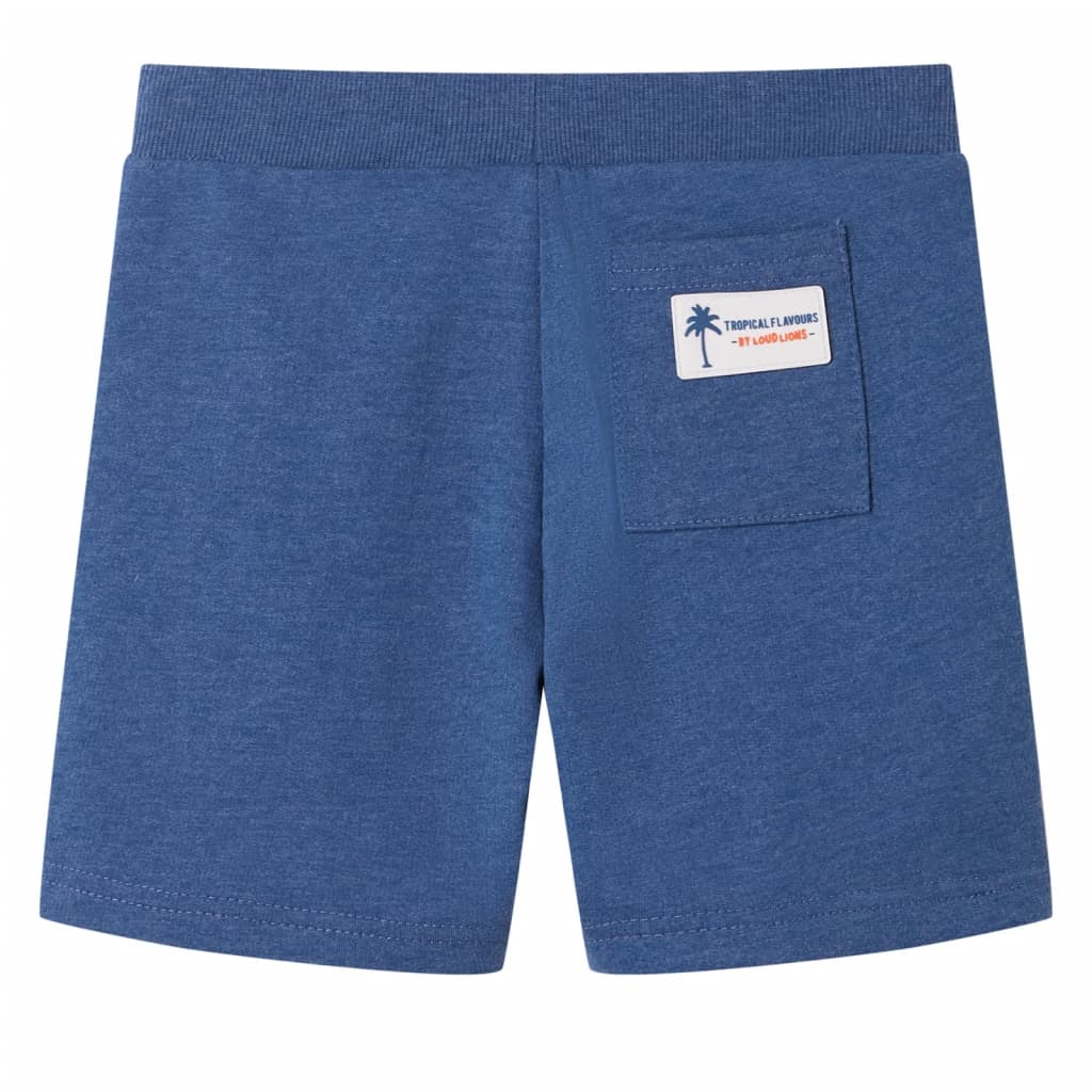 Kindershorts Mit Kordelzug Dunkel Melange 116