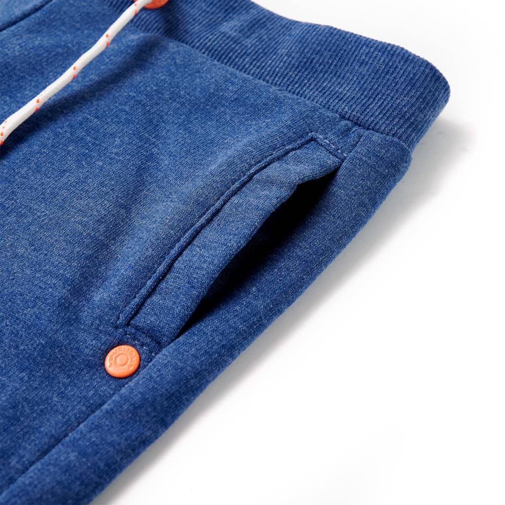 Kindershorts Mit Kordelzug Dunkel Melange 116