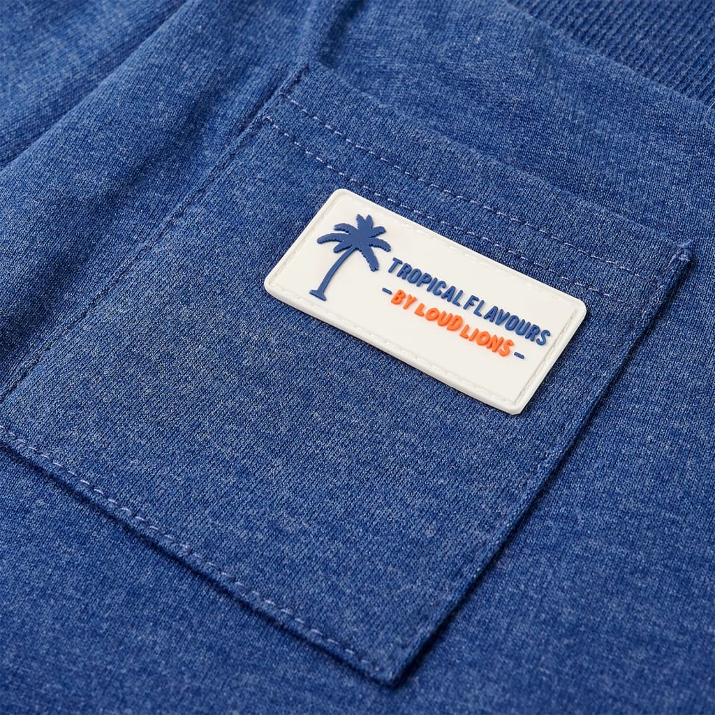 Kindershorts Mit Kordelzug Dunkel Melange 116