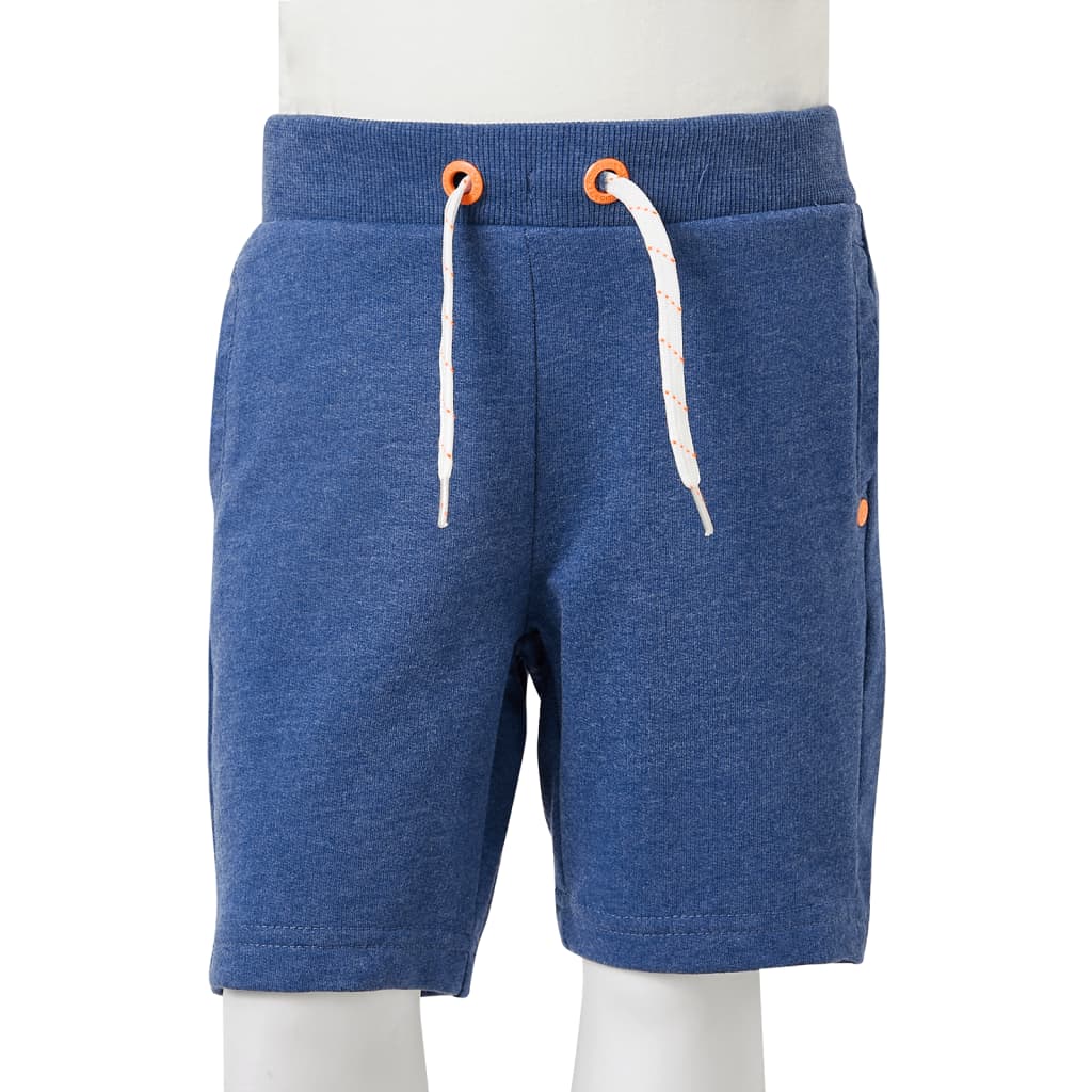 Kindershorts Mit Kordelzug Dunkel Melange 116