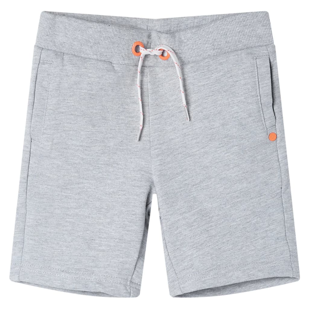 Kindershorts Mit Kordelzug Dunkel Melange 116