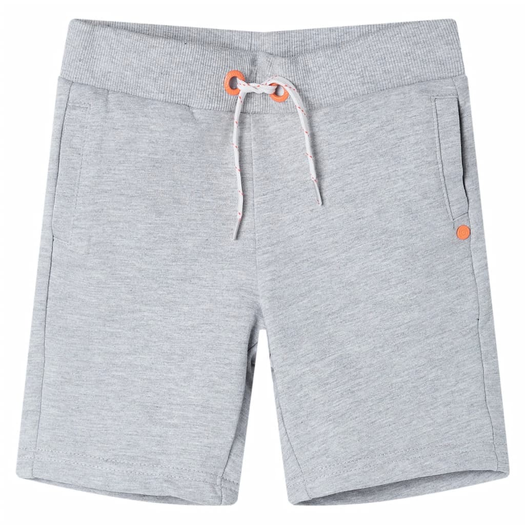Kindershorts Mit Kordelzug Dunkel Melange 116