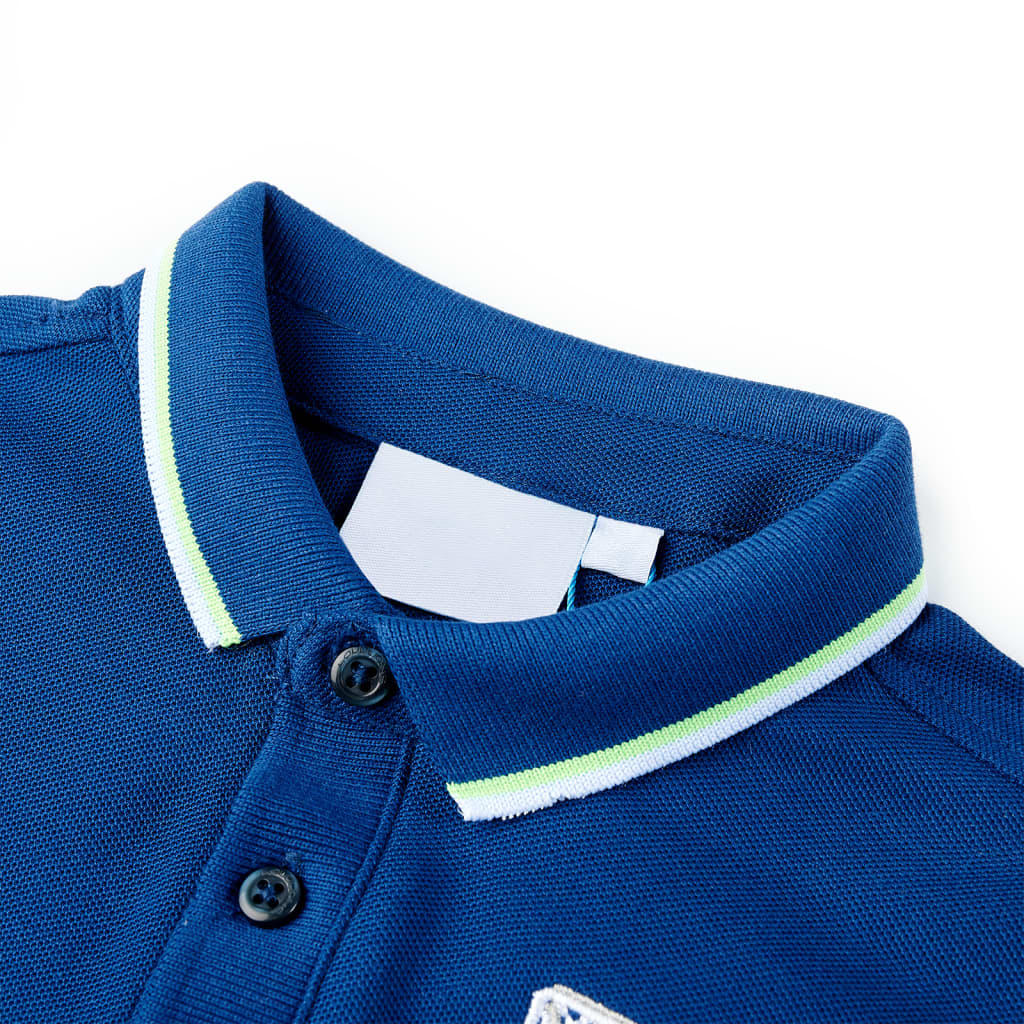 Kinder-Poloshirt Dunkel 104