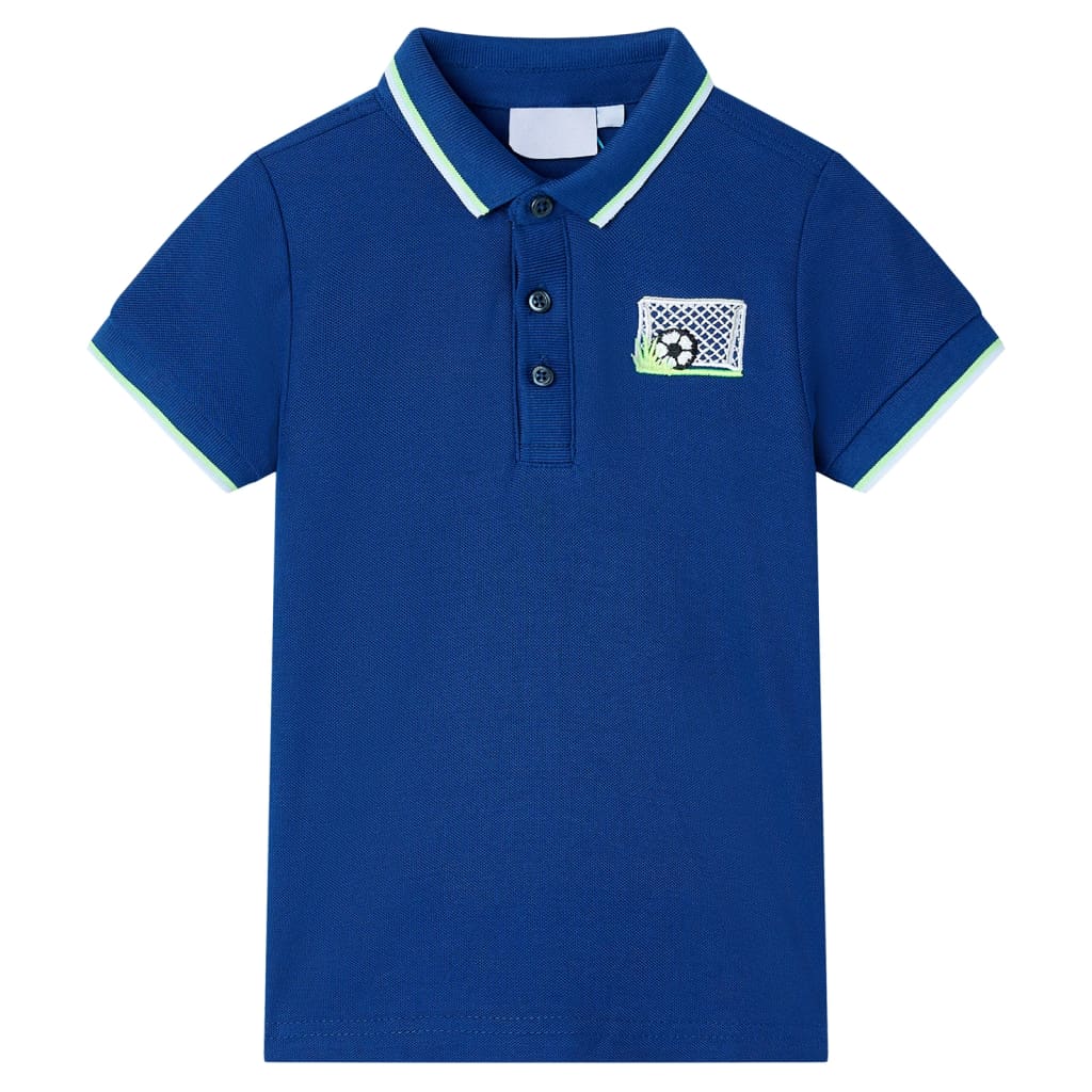 Kinder-Poloshirt Dunkel 104