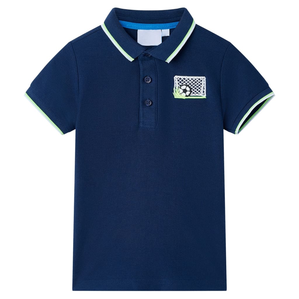 Kinder-Poloshirt Dunkel 104