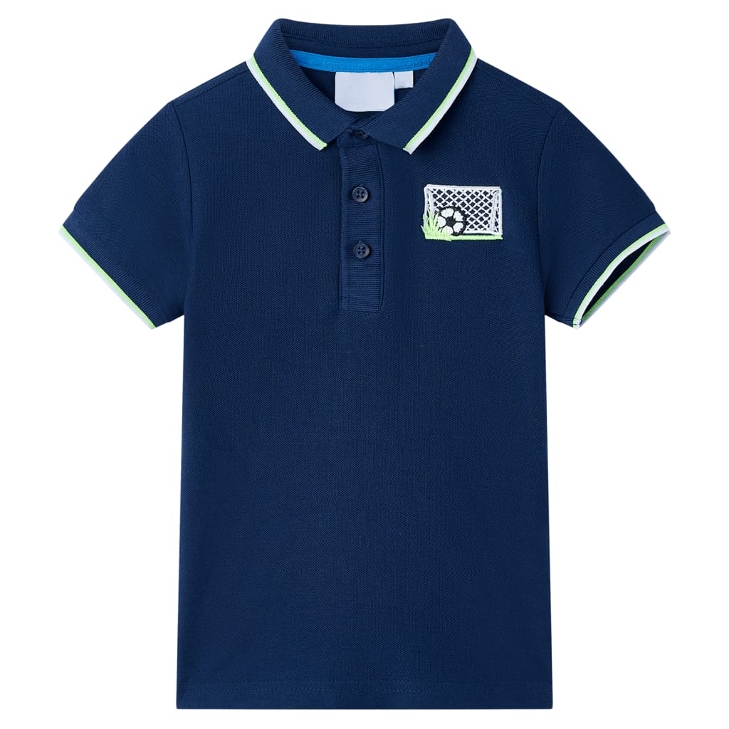 Kinder-Poloshirt Dunkel 104