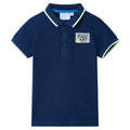 Kinder-Poloshirt Dunkel 104
