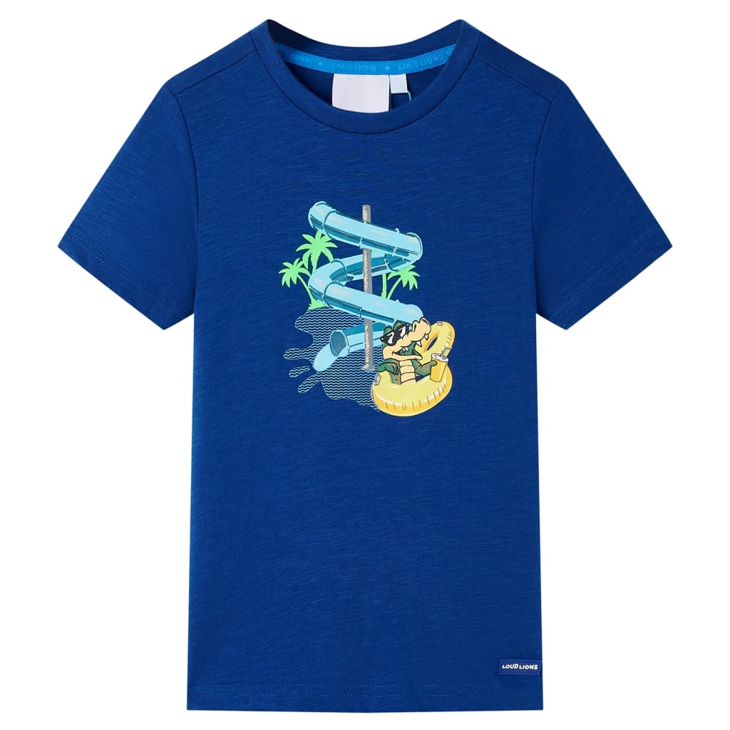 Kinder-T-Shirt Dunkel 128