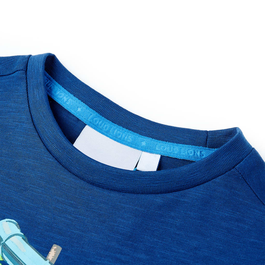 Kinder-T-Shirt Dunkel 128
