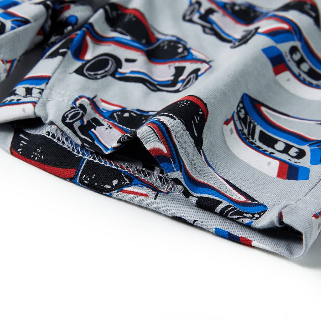 Kinderpyjama Mit Kurzen Ärmeln Grau 104