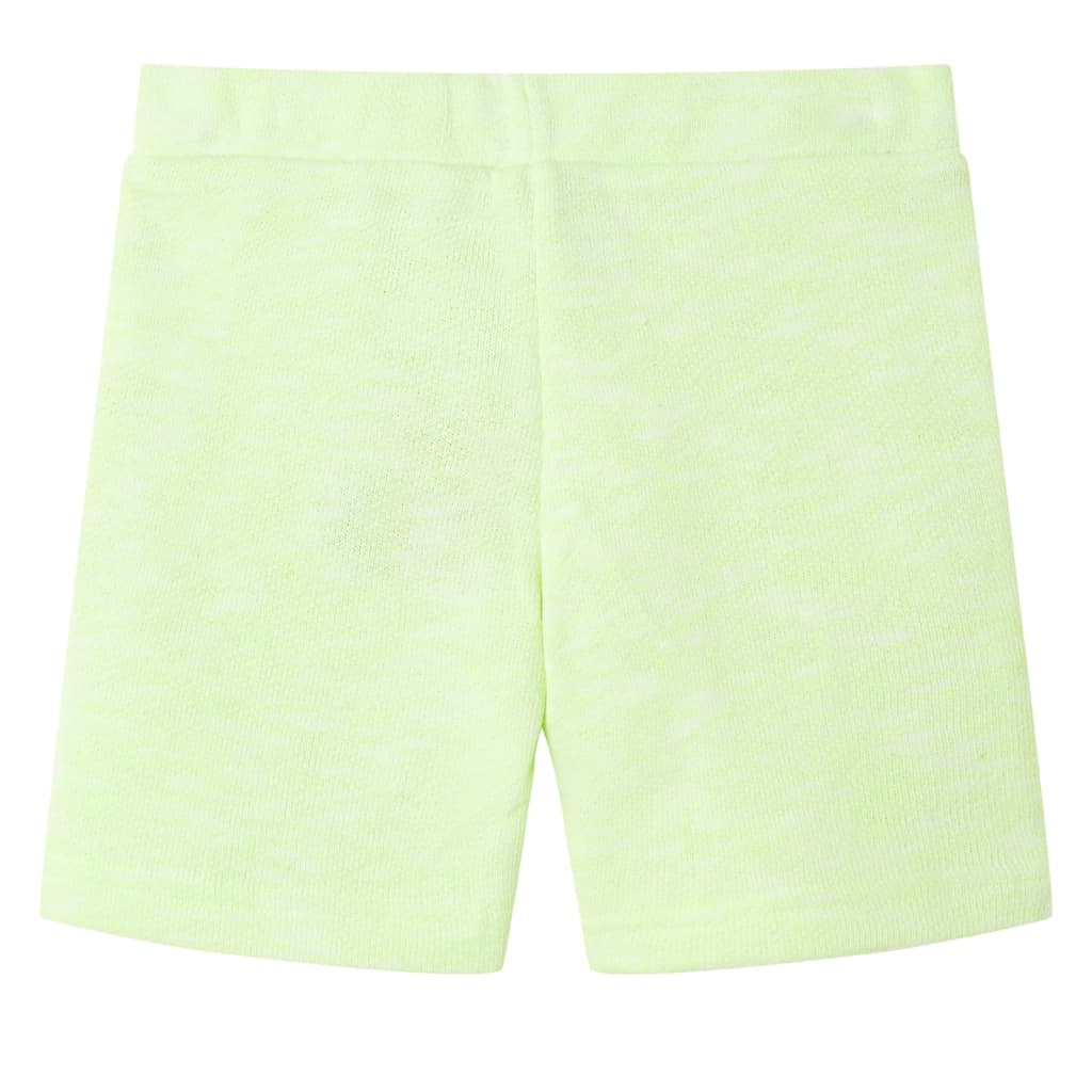 Kindershorts Mit Kordelzug Neongelb 140