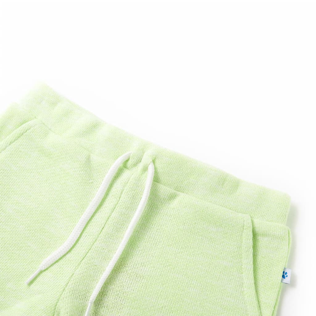 Kindershorts Mit Kordelzug Neongelb 140
