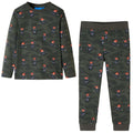 Kinderpyjama Mit Langen Ärmeln Khaki 128