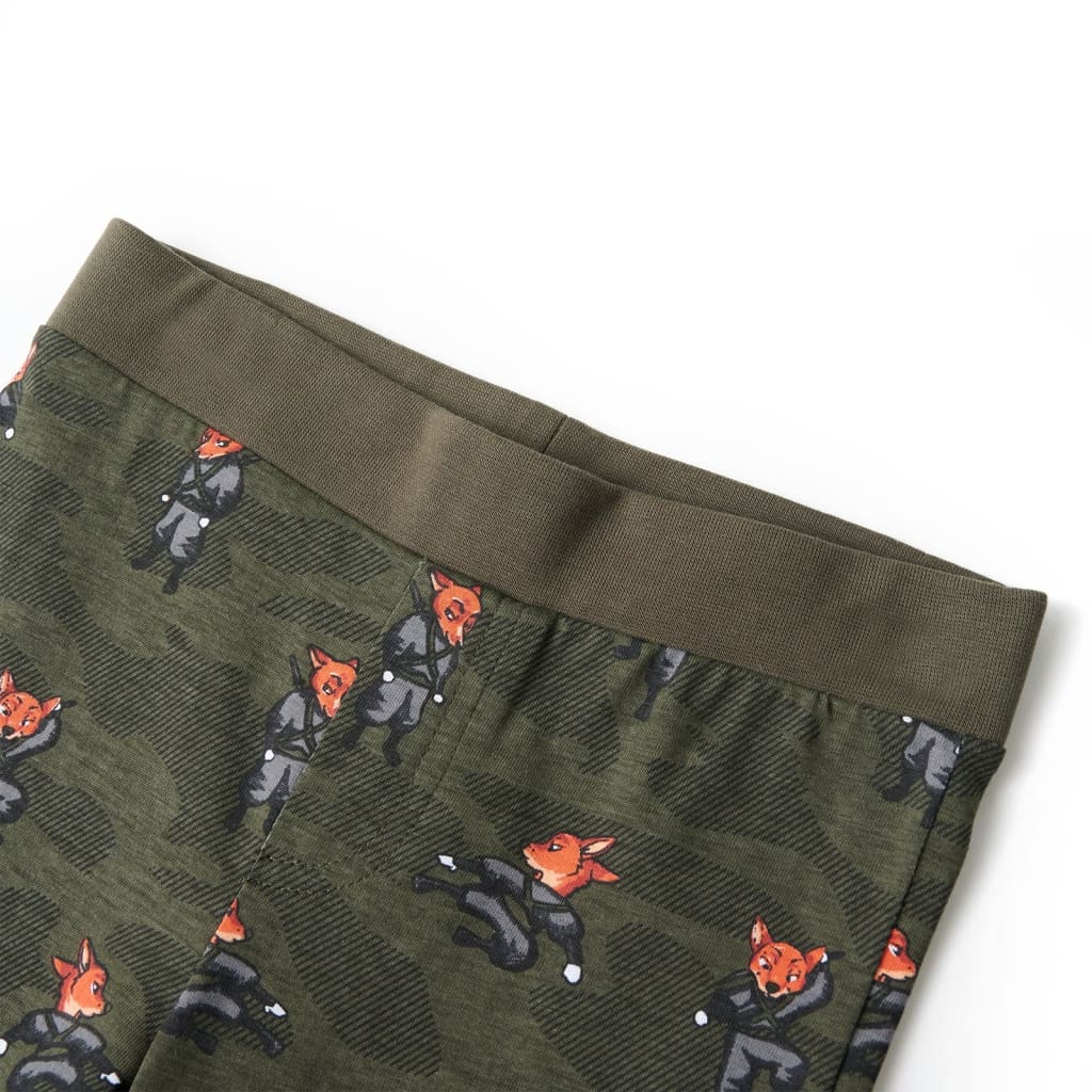 Kinderpyjama Mit Langen Ärmeln Khaki 128