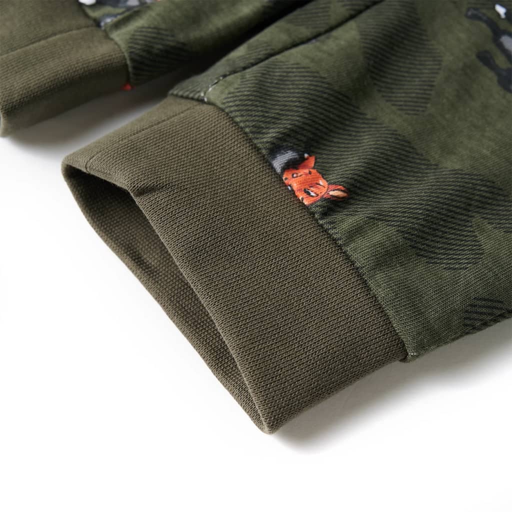 Kinderpyjama Mit Langen Ärmeln Khaki 128