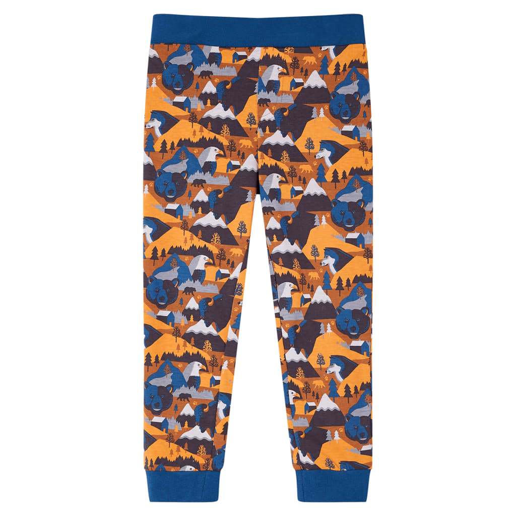 Kinderpyjama Mit Langen Ärmeln Cognac 92