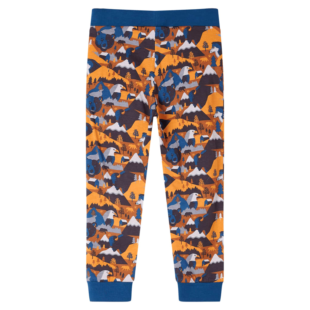 Kinderpyjama Mit Langen Ärmeln Cognac 92