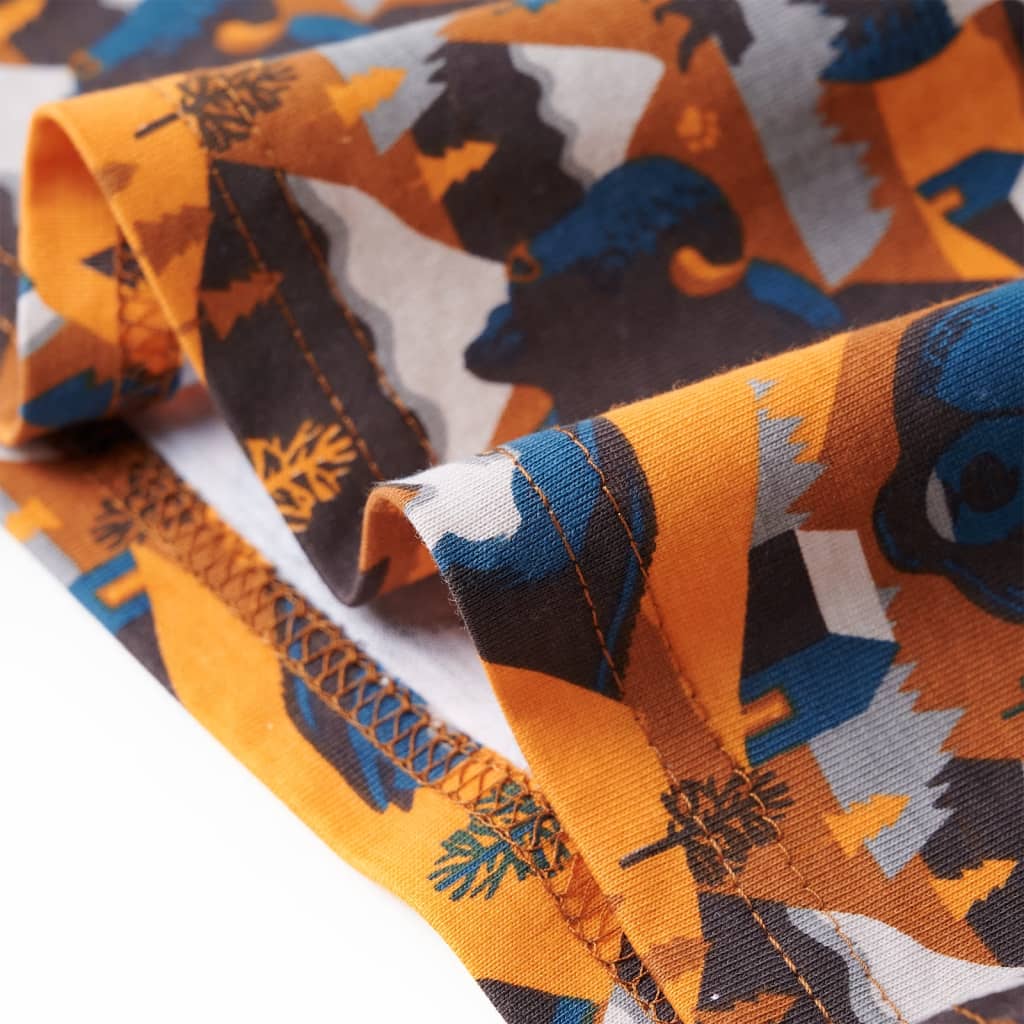 Kinderpyjama Mit Langen Ärmeln Cognac 92