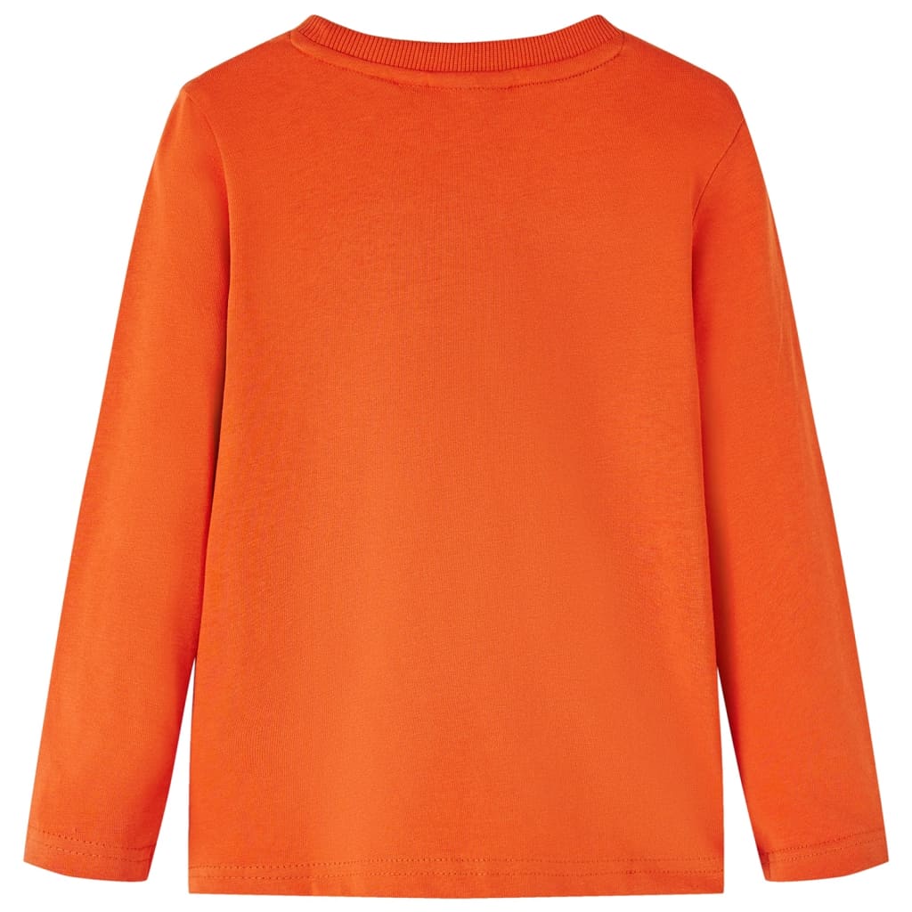 Kinder-Langarmshirt Orange 92