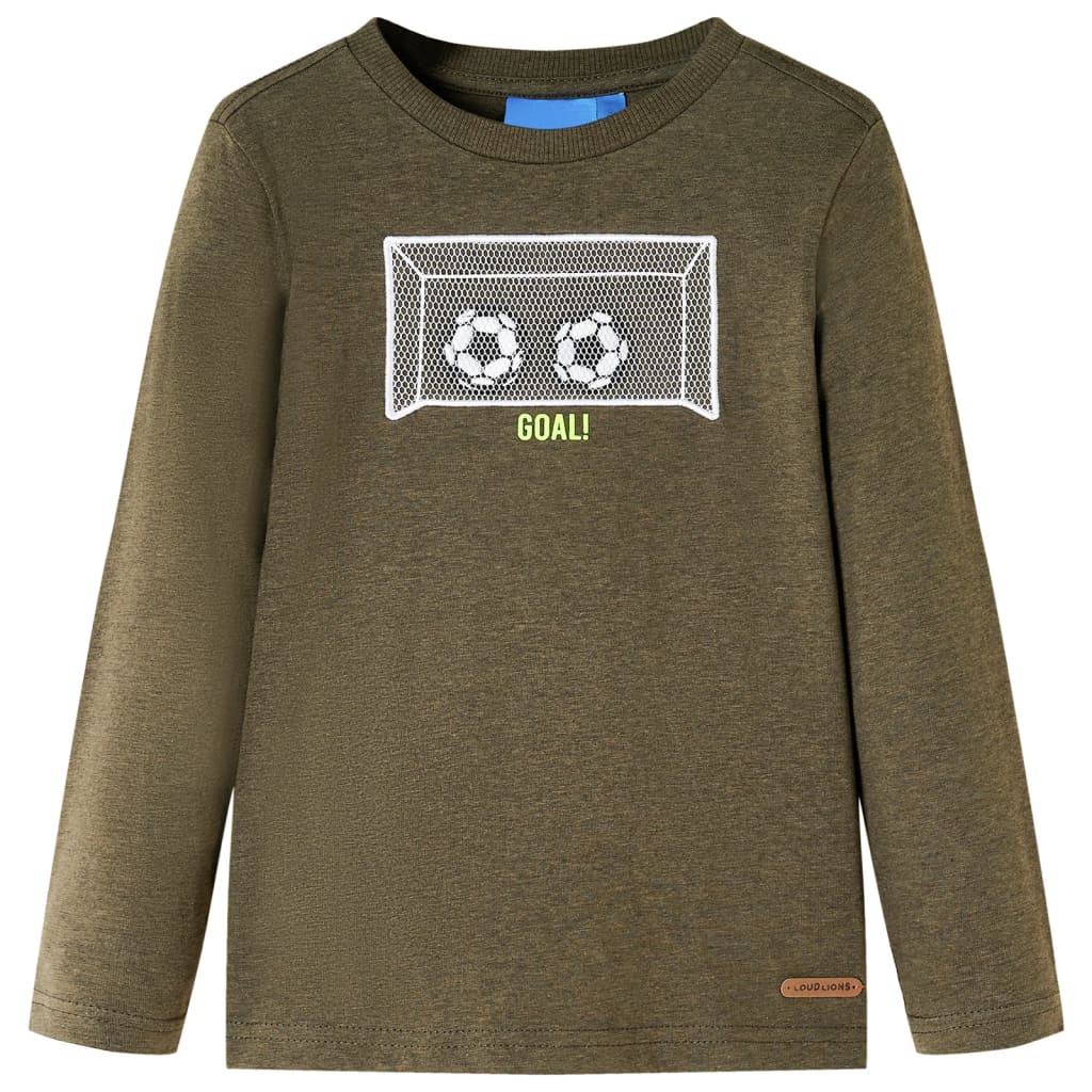 Kinder-Langarmshirt Hell 116