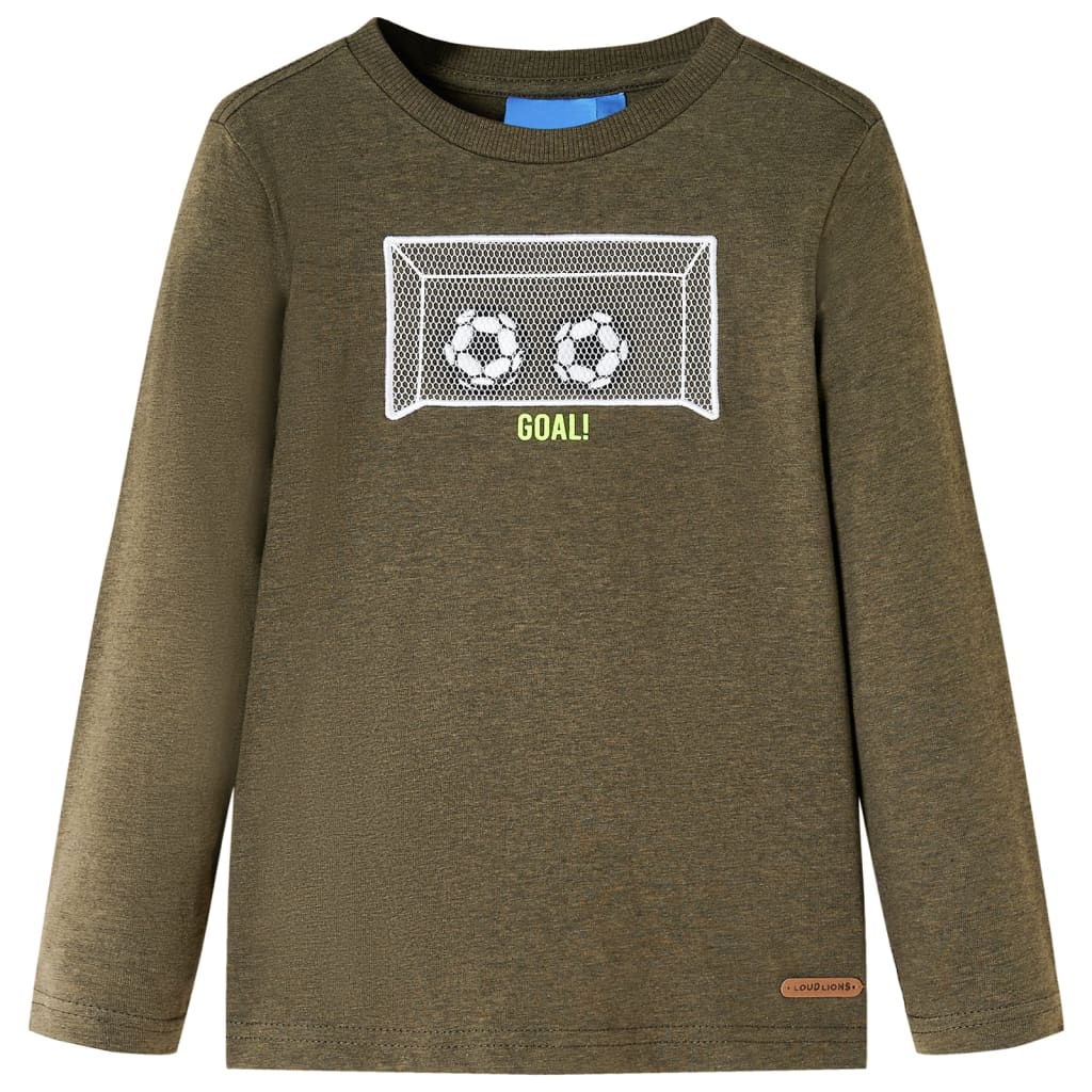 Kinder-Langarmshirt Hell 116