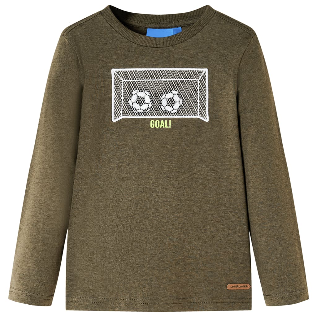 Kinder-Langarmshirt Hell 116