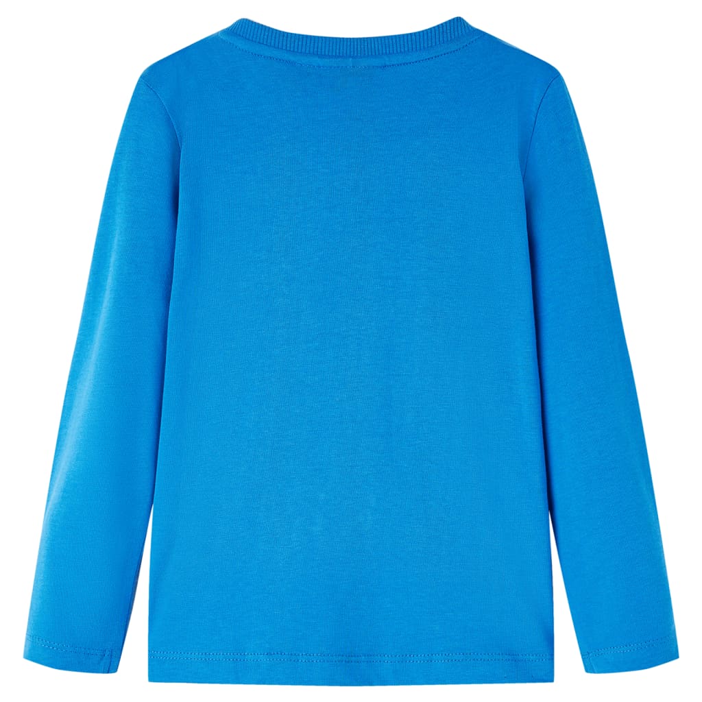 Kinder-Langarmshirt Kobalt 128