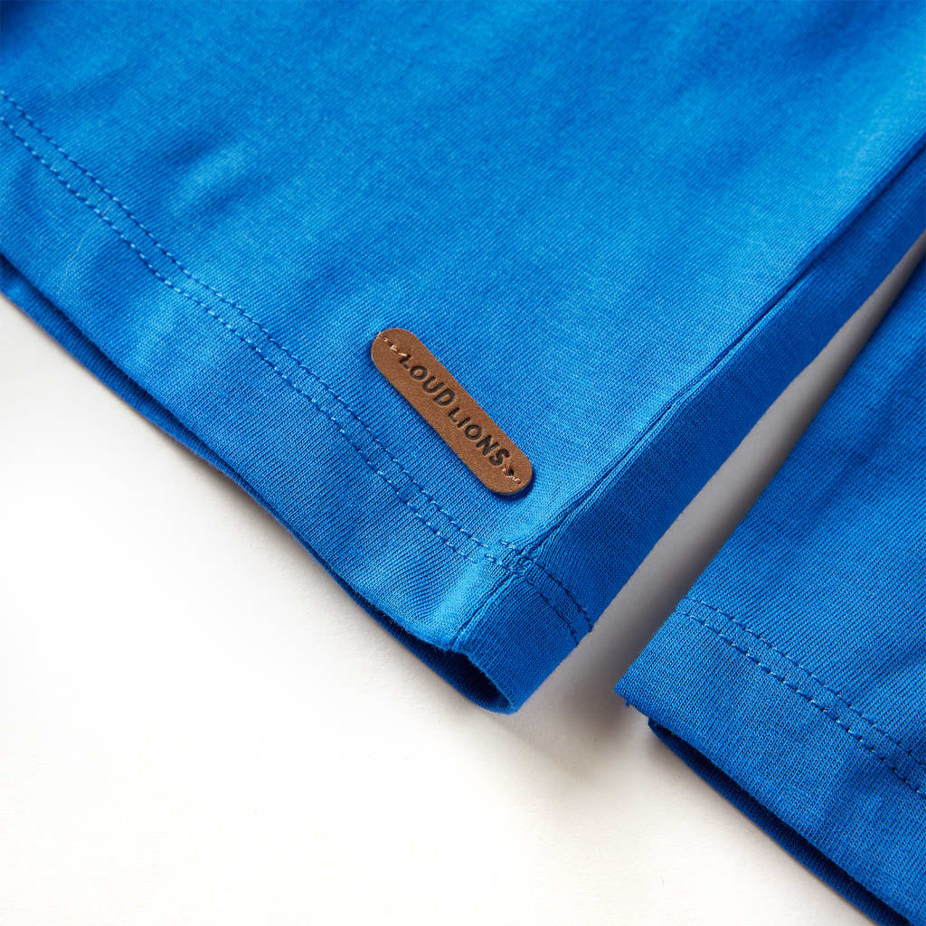 Kinder-Langarmshirt Kobalt 128