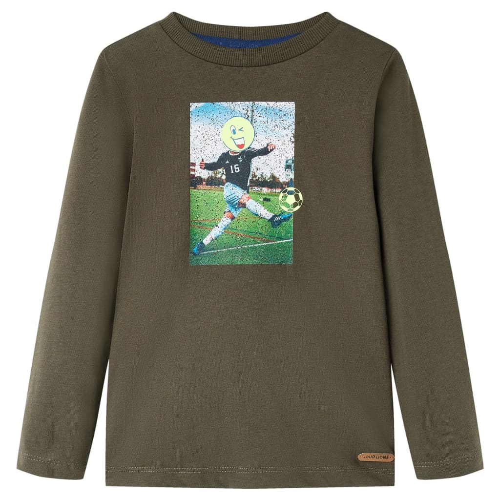 Kinder-Langarmshirt Kobalt 128