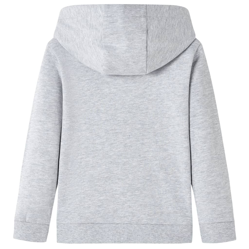 Kinder-Kapuzenpullover Melange Und Orange 92