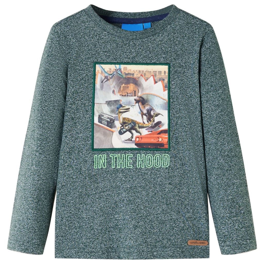 Kinder-Langarmshirt Melange 116