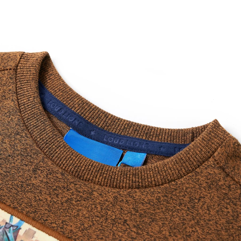 Kinder-Langarmshirt Melange 116