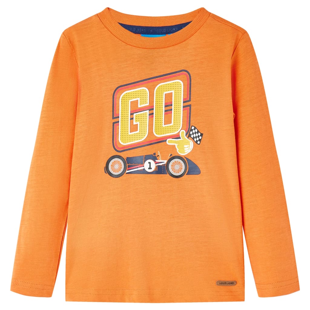 Kinder-Langarmshirt Dunkel 92