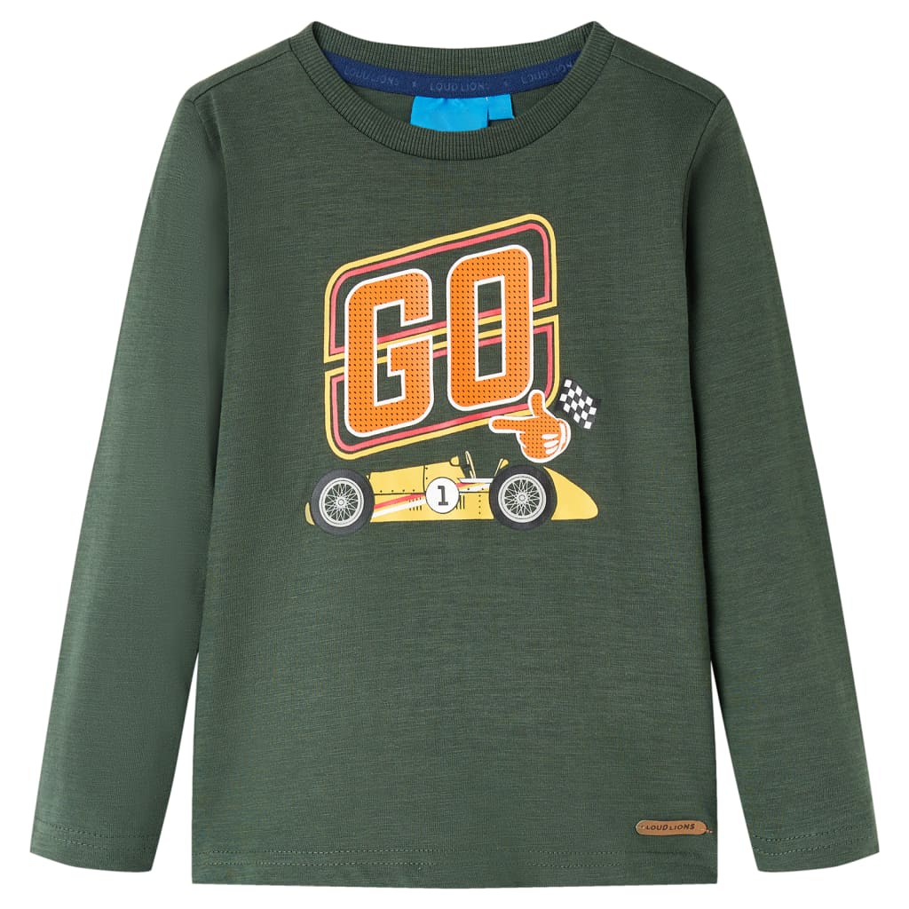 Kinder-Langarmshirt Dunkel 92