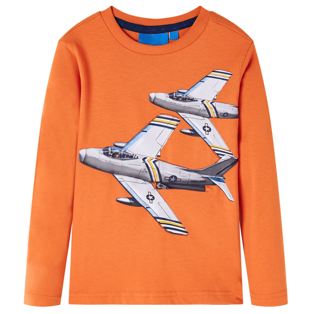 Kinder-Langarmshirt Dunkel 104