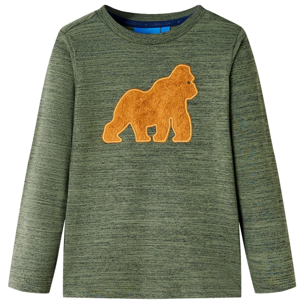 Kinder-Langarmshirt Melange 140