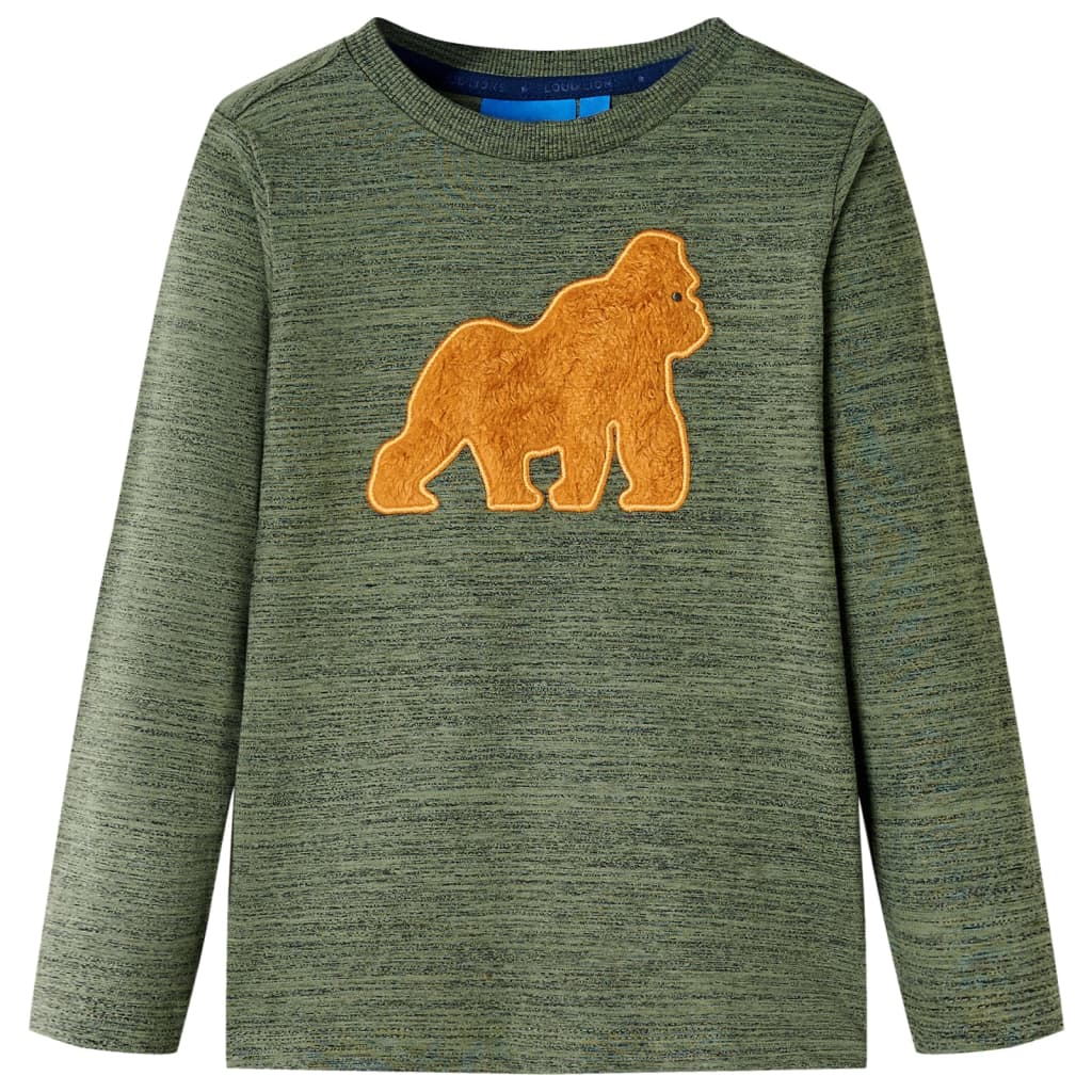 Kinder-Langarmshirt Melange 140