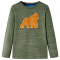 Kinder-Langarmshirt Melange 140